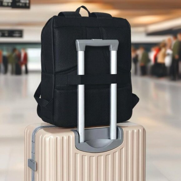 Laptop Business Backpack for Men For College & Travel Waterproof Anti Theft BLUE - Picture 9 of 13